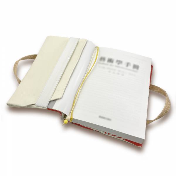 A5 / 25K 手提布書套 (紅花) 接單生產* 書套,布書套,A5,25K,文具袋,手帳,BookCover,ブックカバー,単行本ブックカバー