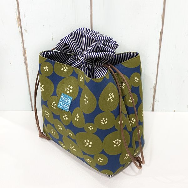 三層束口水桶包 (海松綠卵) 接單生產* 束口袋,巾着袋,水桶包,drawstring,drawstringpocket,隨身小包,隨身包