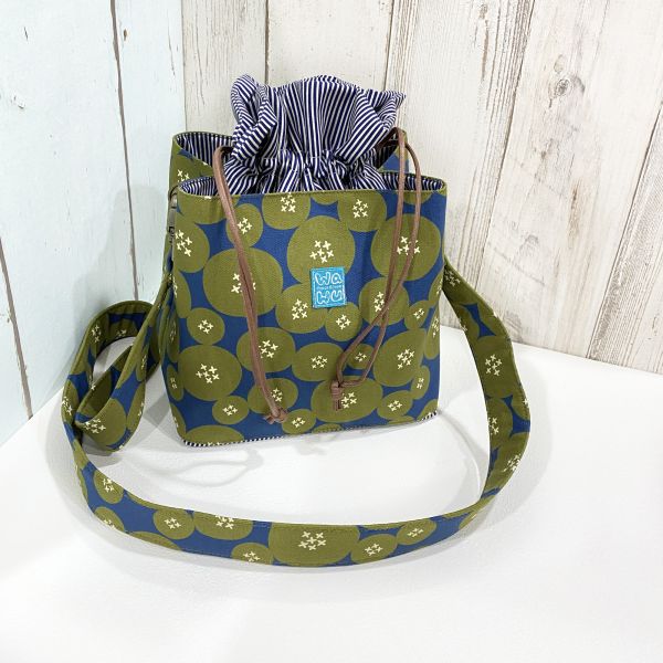 三層束口水桶包 (海松綠卵) 接單生產* 束口袋,巾着袋,水桶包,drawstring,drawstringpocket,隨身小包,隨身包