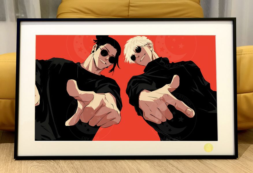 星空《五條悟夏油傑》咒術回戰Gojo Satoru裝飾畫 