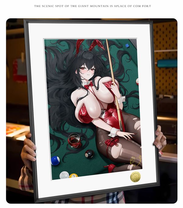 皇呱《大鳳台球兔女郎 第三彈》碧藍航線艦娘鷯裝飾畫 