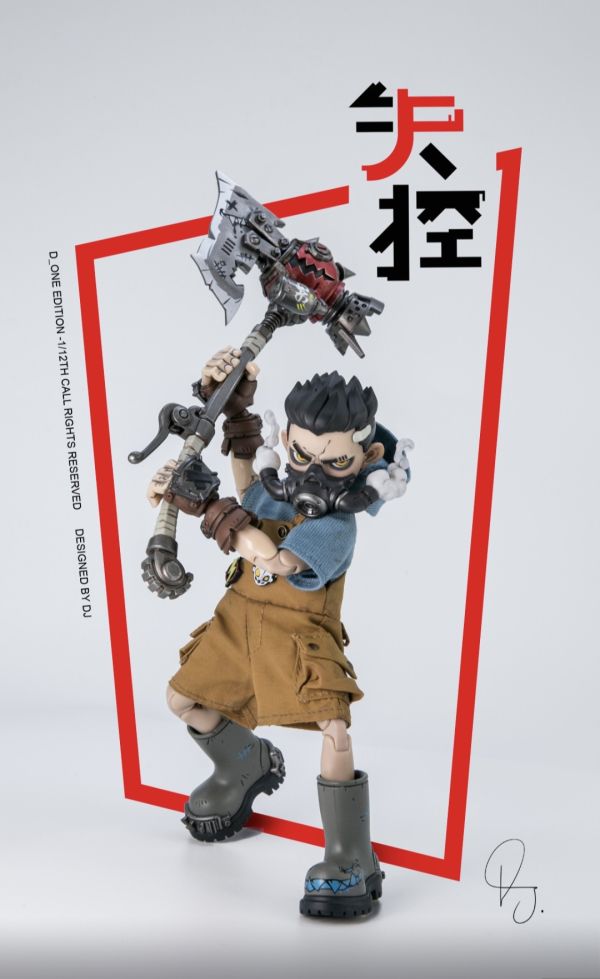 正版授權 D_ONE STUDIO RAGE-ZBOYS系列-牙仔 1/12可動人偶 日常版 