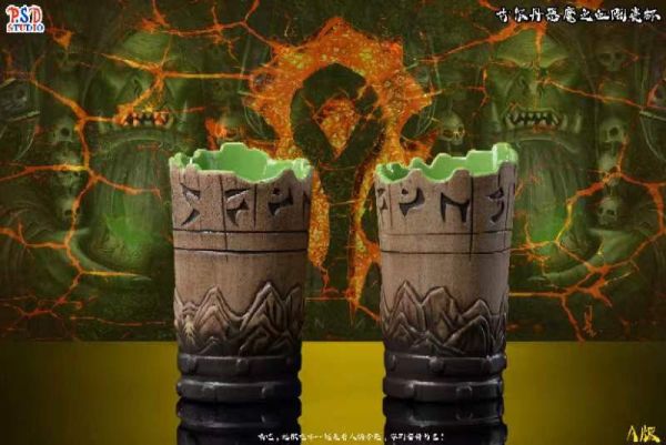 PSD STUDIO 乾杯系列-古爾丹惡魔之血陶瓷杯 