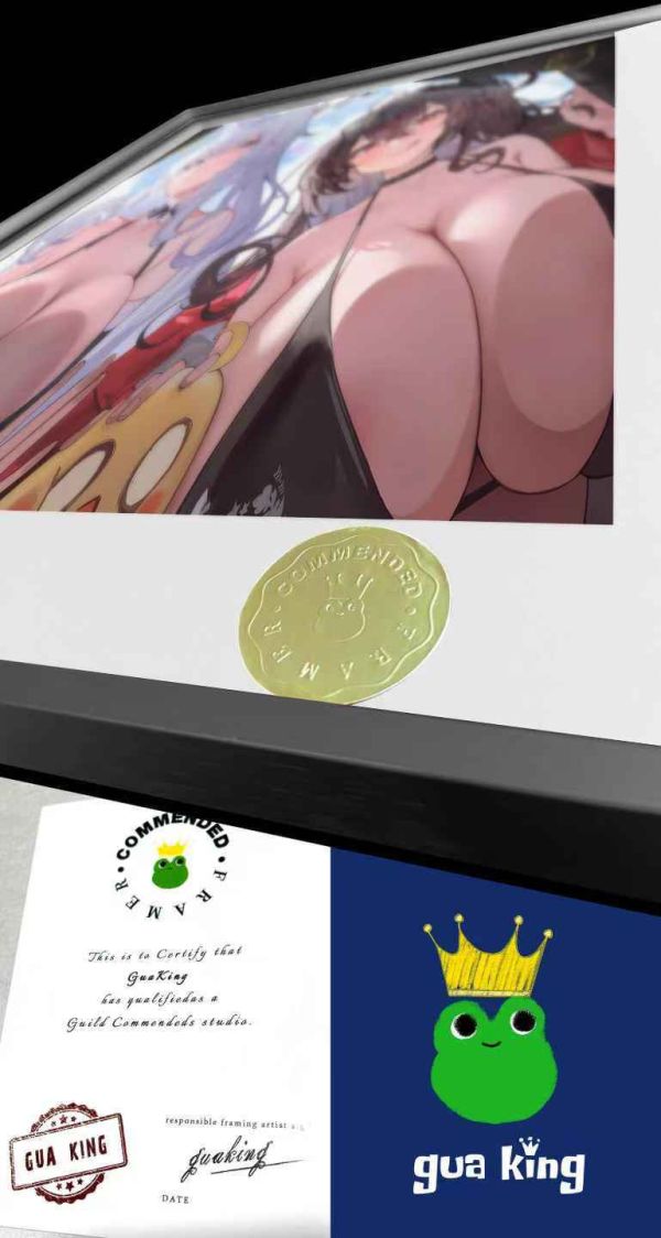 皇呱 《信濃&大鳳》碧藍航線鵗信濃睡神鷯大鳳艦娘指揮官重櫻航空母艦周邊裝飾畫 