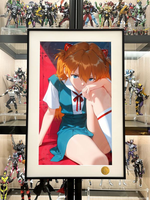 星空 《憂鬱明日香》新世紀福音戰士EVA2號機ASUKA裝飾畫 