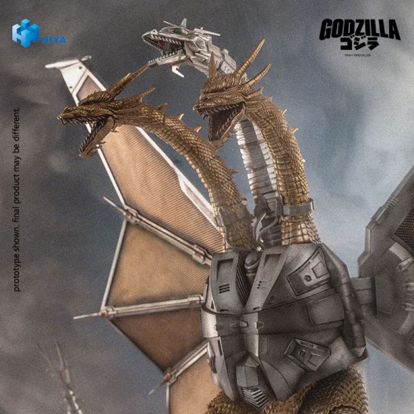 正版授權 HIYA 海雅玩具 33cm 哥斯拉大戰王者基多拉 機械王者基多拉 