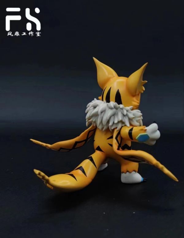 風痕工作室 數碼寶貝 緬因貓獸 
