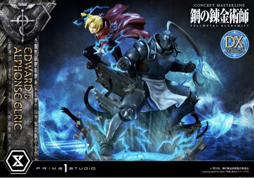 正版授權 Prime 1 Studio 1/6 鋼之鍊金術師 愛德華和阿爾馮斯 
