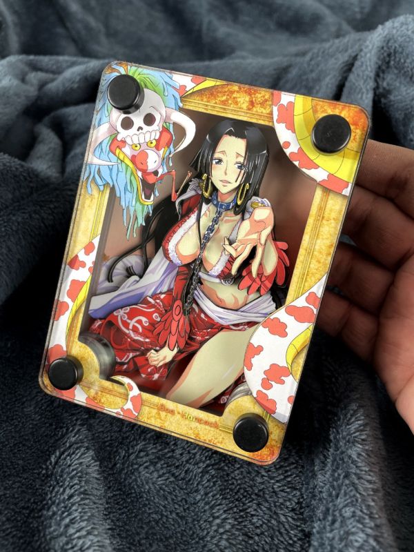 萌萌匠 海賊王女帝波雅漢庫克薩羅梅壞蛇第二彈立體亞克力磚擺臺 