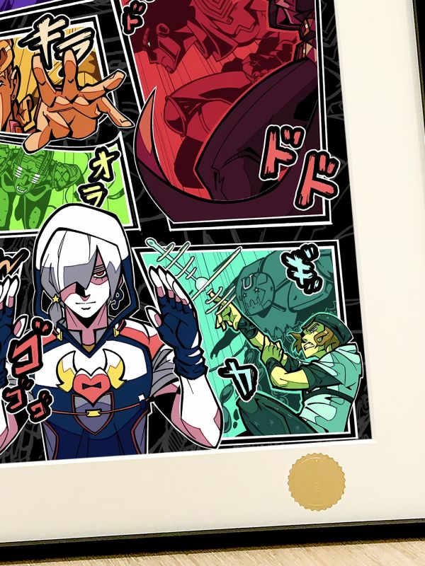 星空 《九喬》jojo的巧妙冒險承太郎東方仗助白金之星裝飾畫 