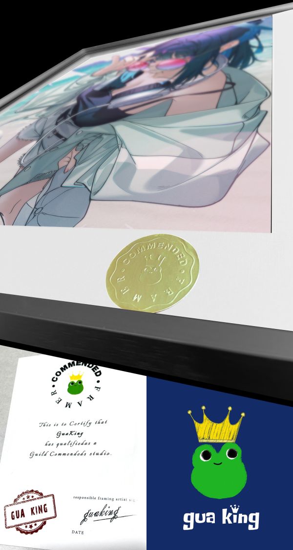 皇呱《酷颯紗織隊長》蔚藍檔案阿里烏斯戰術小隊裝飾畫 