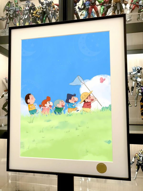 星空《夏日春日部》風間蠟筆小新動感超人野原新之助裝飾畫 