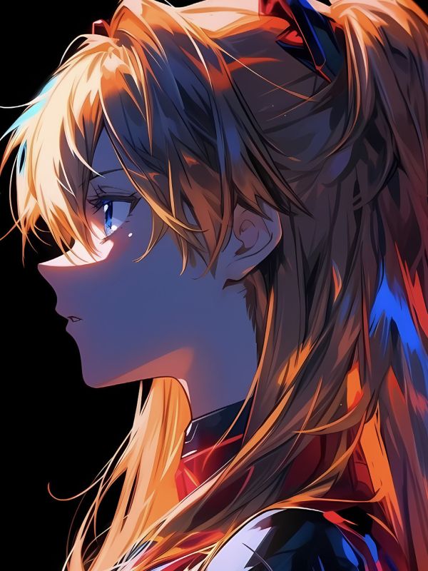星空《思緒明日香》新世紀福音戰士EVA二號機裝飾畫 