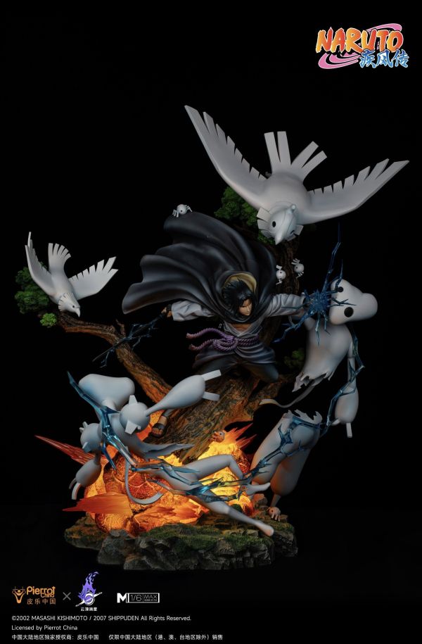 【補款】正版授權 皮樂中國X雲頂摘星工作室 《火影忍者》宇智波佐助 1/6雕像 