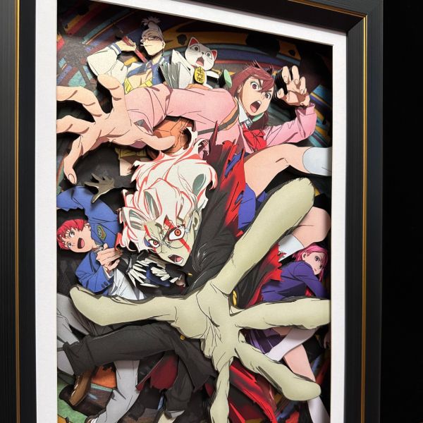 凹凸PANDA 當噠當膽大黨綾瀨桃高倉健星子愛羅紙藝立體畫 