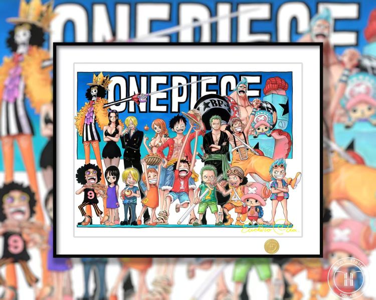 H2工作室 《成長》海賊王魯夫索隆香吉士娜美喬巴烏索普裝飾畫 