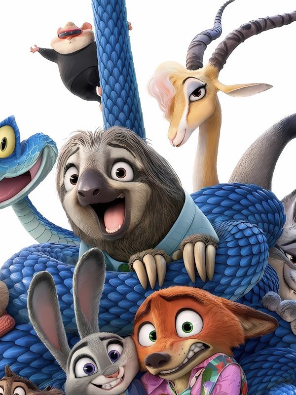 星空《動物城系列》瘋狂動物城2Zootopia裝飾畫 