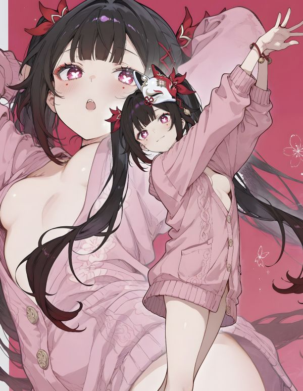 H2工作室《毛衣花火》崩壞星穹鐵道Sparkle花火裝飾畫 