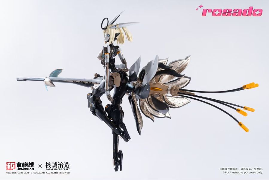 核誠治造×和模線蘿莎計劃ROSADO RS-03 星花 百合MK31/10 拼裝機娘模型 