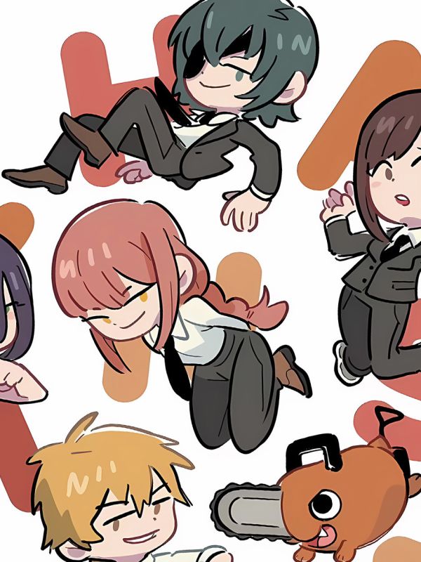 星空《Q版電鋸人》蕾塞篇動漫裝飾畫 