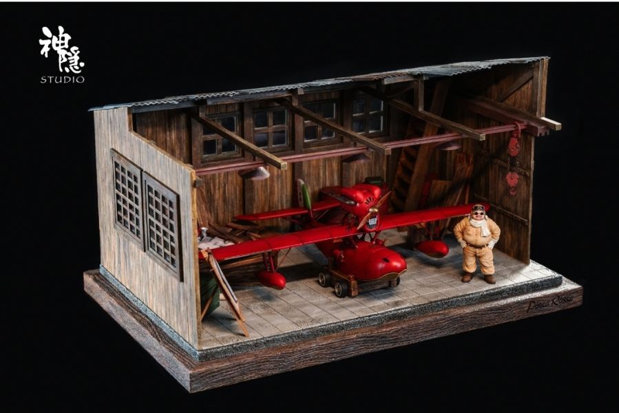 神隱工作室 剪影瞬間系列 紅豬王牌飛行員波魯克 