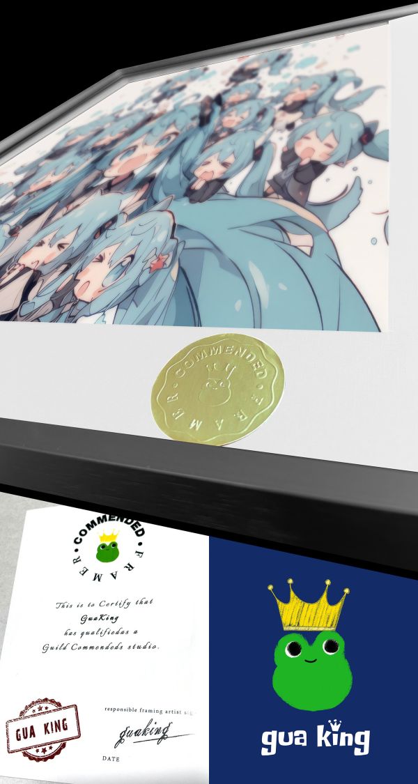 皇呱《Q萌初音未來》初音Miku裝飾畫 