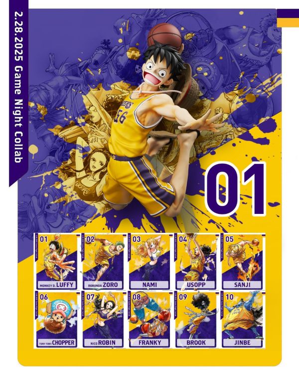 【補款】K9 Studio 《草帽籃球隊》草帽籃球隊1/6魯夫全身雕像 