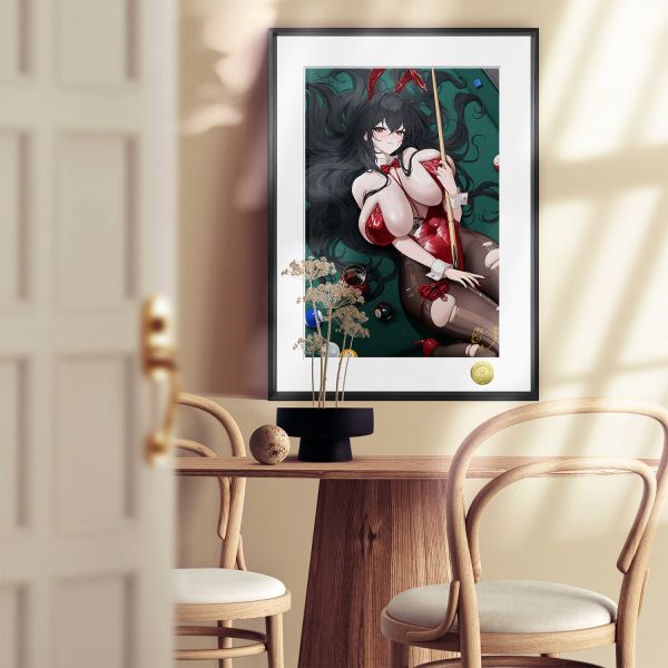 皇呱《大鳳台球兔女郎 第三彈》碧藍航線艦娘鷯裝飾畫 