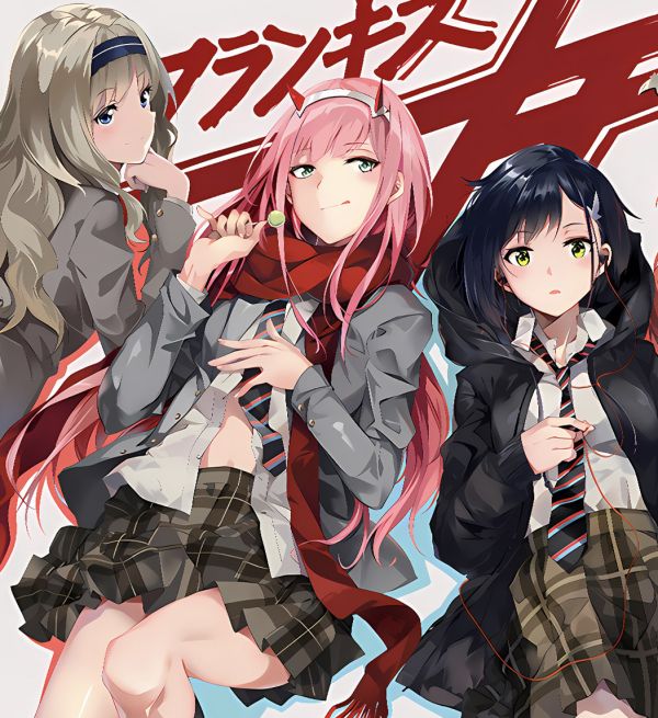 H2工作室 《DARLING in the FRANXX》零二莓未來心鬱乃裝飾畫 