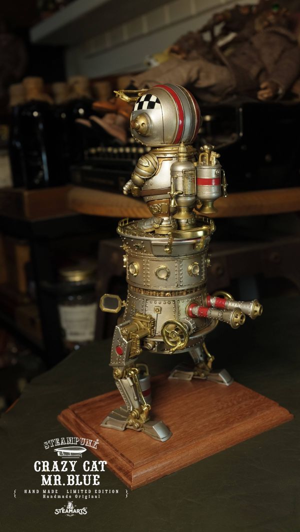 蒸汽工廠 STEAMARTS 藍先生的機器人 銀色限量版 