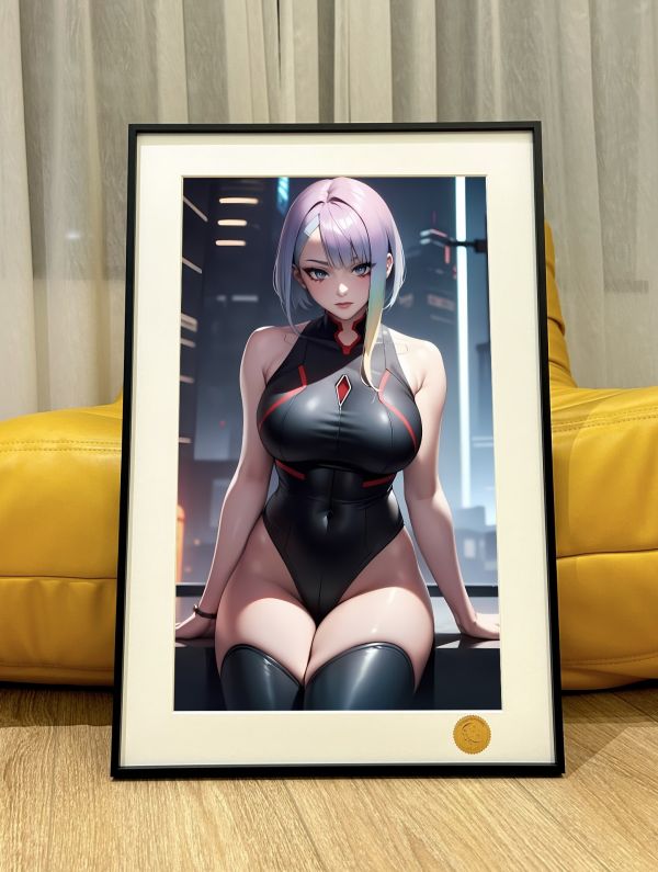 星空工作室 《露西》 賽博朋克邊緣行者Lucy裝飾畫 