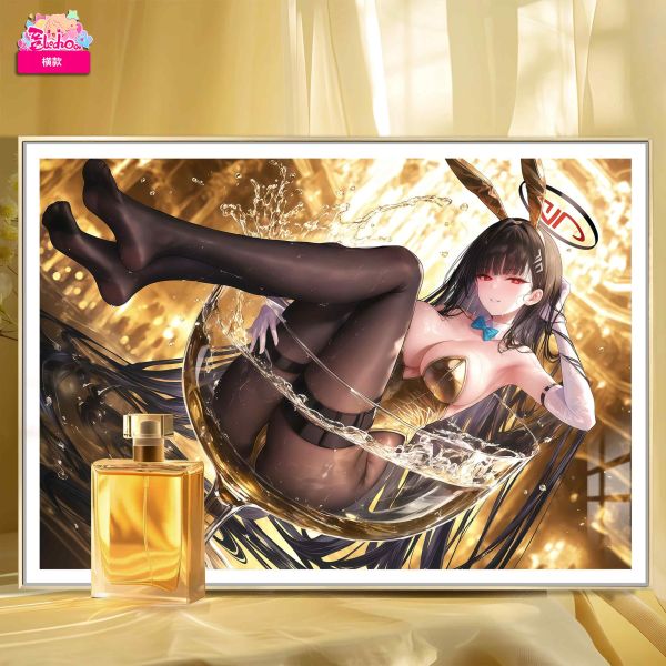 阿喵畫社 酒杯女郎 調月莉音 裝飾畫 