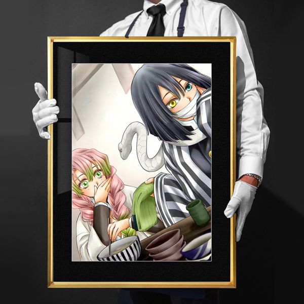 千鳥社《蛇戀之緣》鬼滅之刃無限城午睡毯地毯裝飾畫 