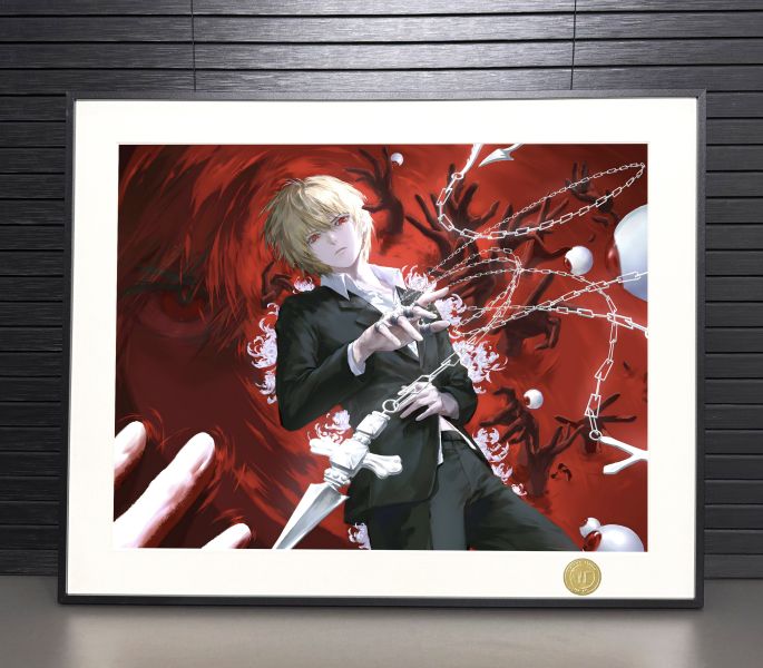 H2工作室《西裝酷拉皮卡》全職獵人小杰奇犽雷歐力裝飾畫 