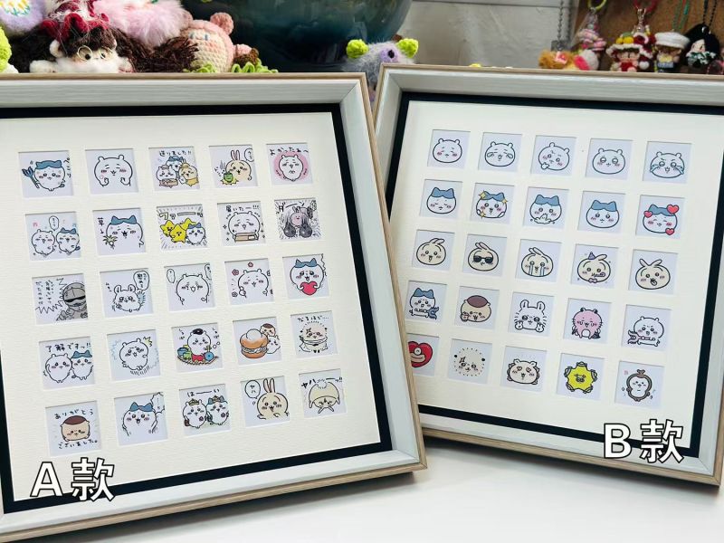 千鳥社《吉伊卡哇25宮格》吉伊卡哇可愛哈奇烏薩奇莫莫咖表情包裝飾畫 