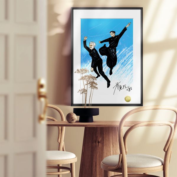 皇呱《咒術回戰：懷玉·玉折》五條悟夏油傑高專時代最強搭檔裝飾畫 