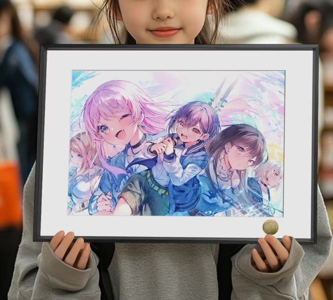 皇呱 《MY GO!!!!!迷途之子》BanG Dream! 高鬆燈千早愛音裝飾畫 