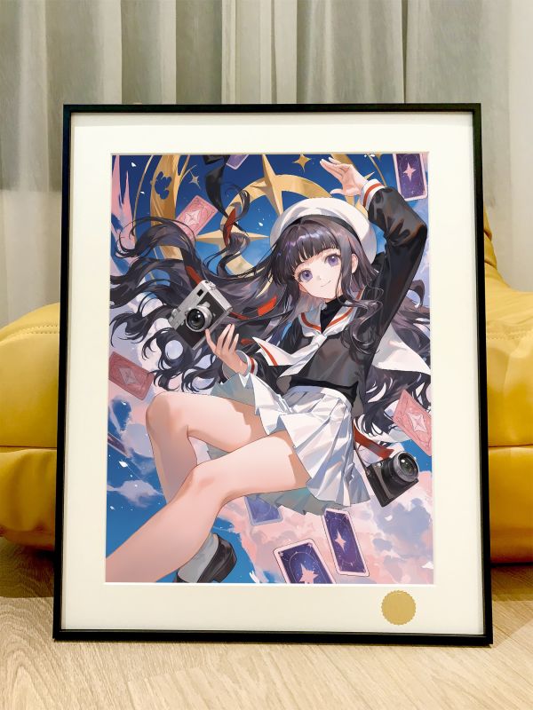 星空工作室 《知世》魔卡少女百變小櫻庫洛牌大道寺知世裝飾畫 