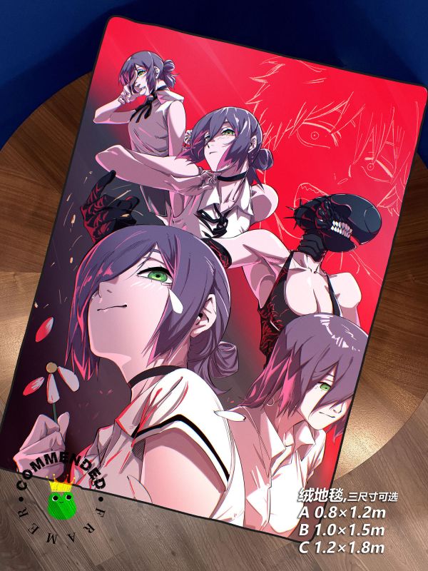 皇呱《帥氣女人BOOM》電鋸人蕾塞炸彈惡魔裝飾畫 