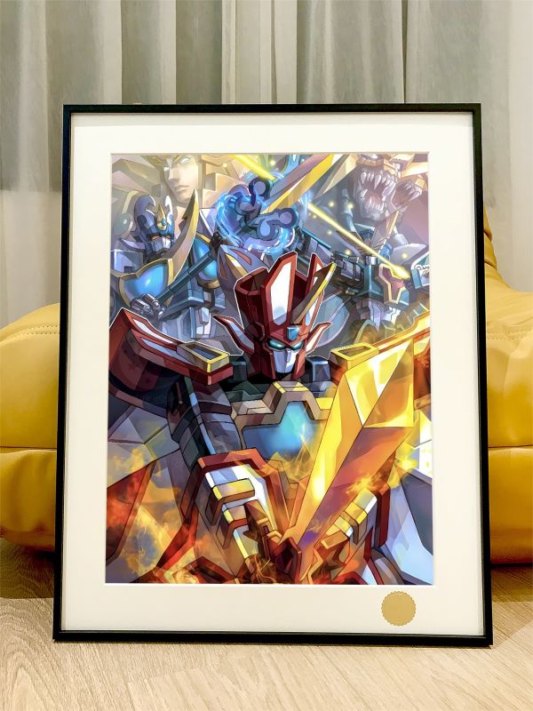 星空《光能使者》魔動王遙大地加斯拉比裝飾畫 