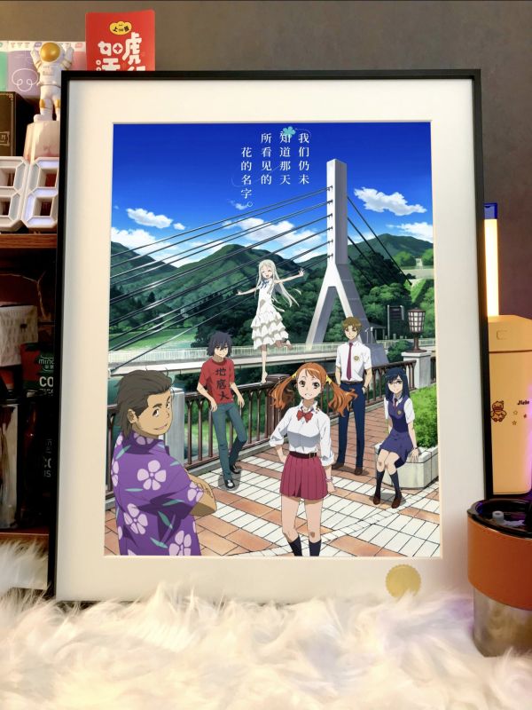 星空工作室 《未聞花名》本間芽衣子面碼仁太裝飾畫 