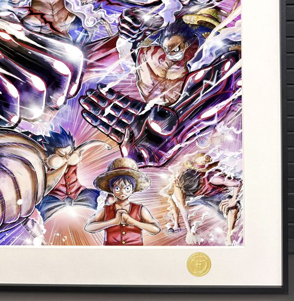 H2工作室 《蒙奇D路飛》海賊王尼卡太陽神四檔五檔裝飾畫 