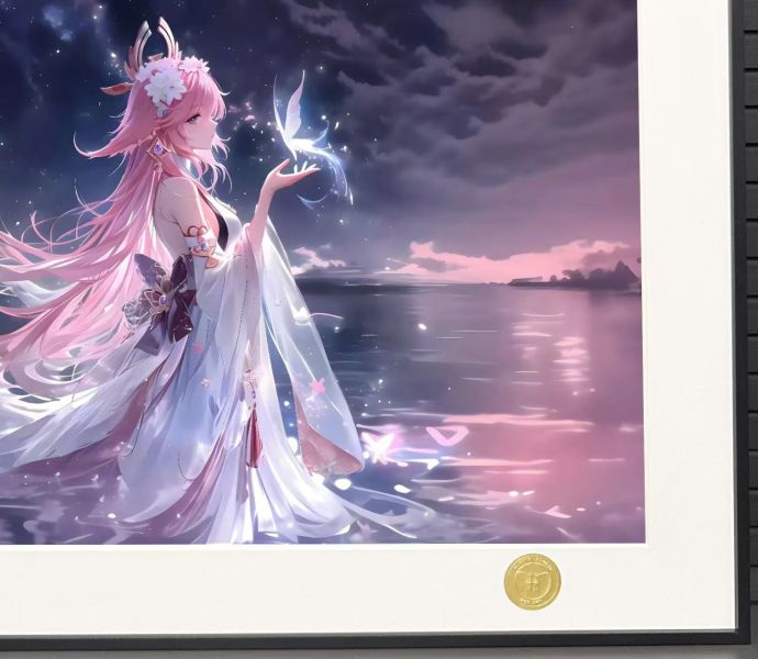 H2工作室 《八重神子》原神狐狸小姐裝飾畫 