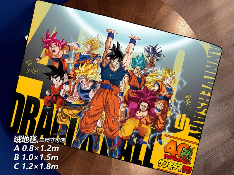 千鳥社《龍珠40週年》鳥山明野澤雅子簽名午睡毯地毯裝飾畫 