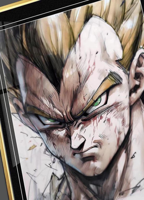 千鳥社《貝吉塔 單人照》 七龍珠貝吉塔超級賽亞人王子裝飾畫 