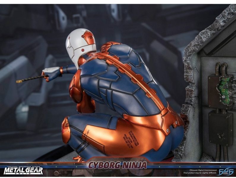 正版授權 First 4 Figures 41cm 合金裝備 生化忍者 灰狐 