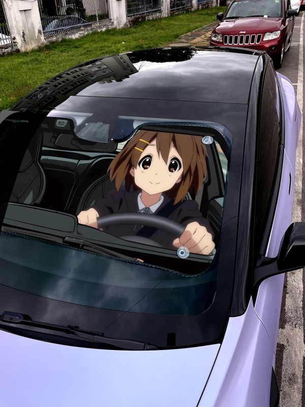 千鳥社《汽車前擋遮陽-平澤唯》輕音少女呆唯K-ON 