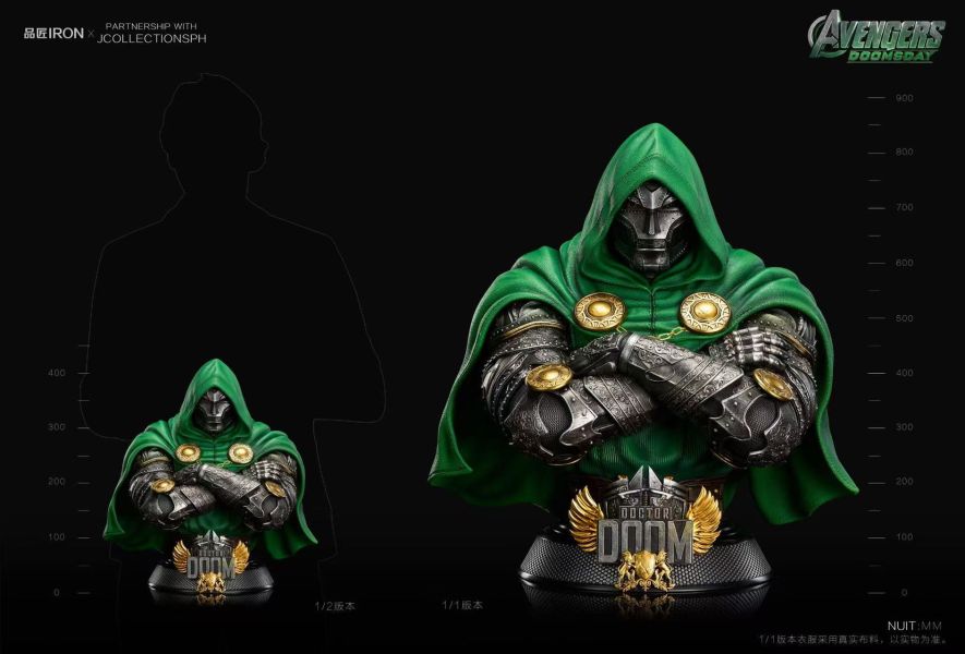 品匠IRON MQ067 毀滅博士（Doctor Doom）胸像 