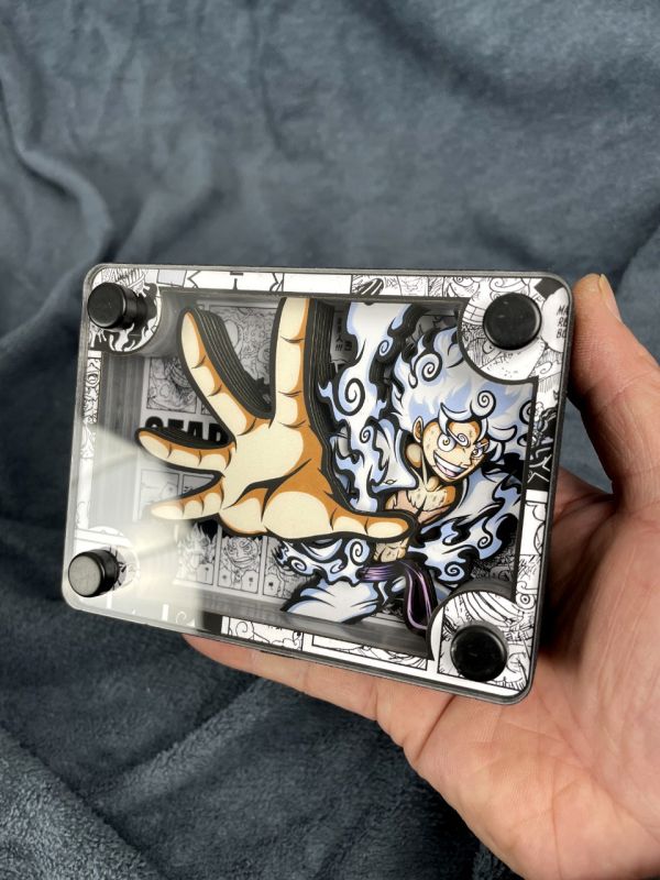 萌萌匠 海賊王尼卡魯夫亞克力卡磚擺件 