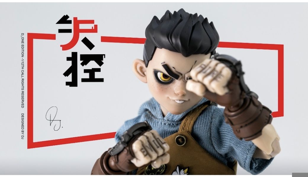 正版授權 D_ONE STUDIO RAGE-ZBOYS系列-牙仔 1/12可動人偶 日常版 
